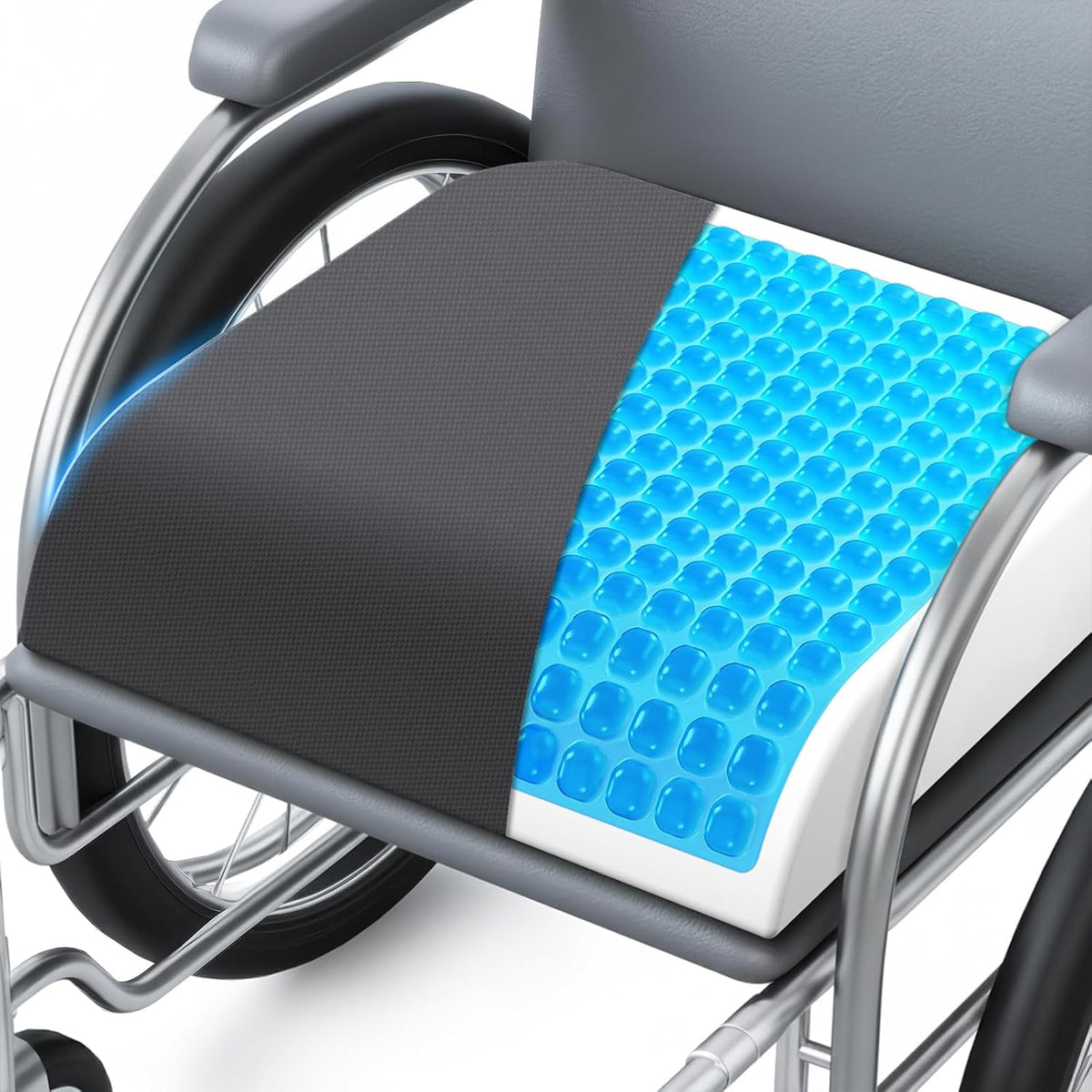 Wheelchair Seat Cushion Cooling Gel Memory Foam Chair Cushion