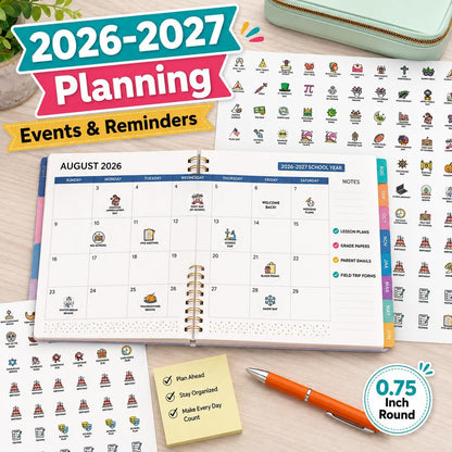 Andaz Press Colorful 7 Days of Week Stickers, Day Week Calendar Stickers for Adults Planner Day Dots Food Labels for Food Containers Date Calendar Planner Stickers Week Day Sticker Labels, 480-Pack