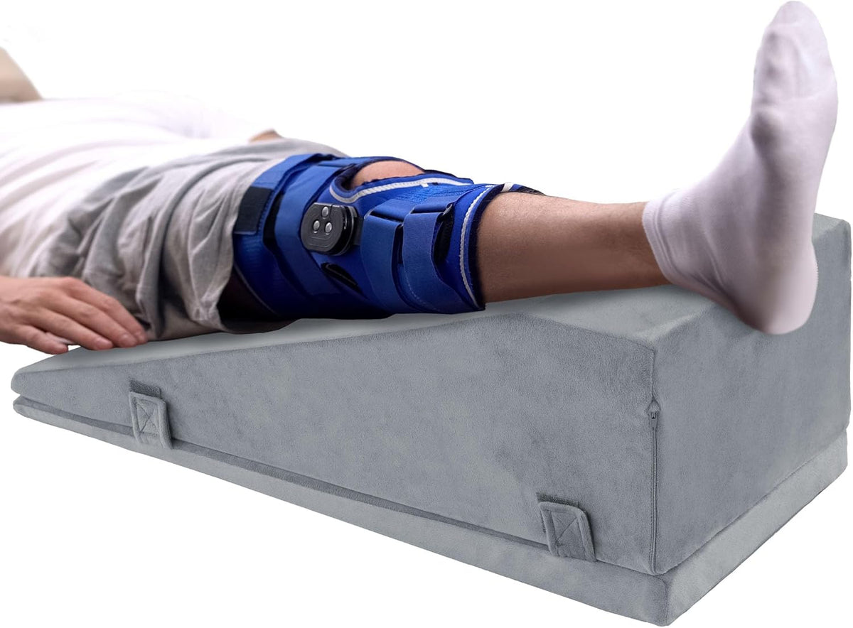 ROYALAY Leg Elevation Pillows for After Surgery, Adjustable Height Knee Surgery Recovery Equipment, Knee Replacement Recovery Aids for Hip Ankle Pain Relief Patent Pending