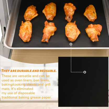 WMKGG Silicone Air Fryer Liners, 2PCS Air Fryer Silicone Liners | Reusable Rectangular Non-Stick Basket Accessories for Ninja Foodi Dual DZ201/DZ401 8-10QT
