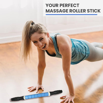 Muscle Roller Stick Ctwctr Massage Roller for Lymphatic Drainage, Cellulite Massager, Leg Massager for Circulation and Pain Relief, Deep Tissue & Trigger Point Massage