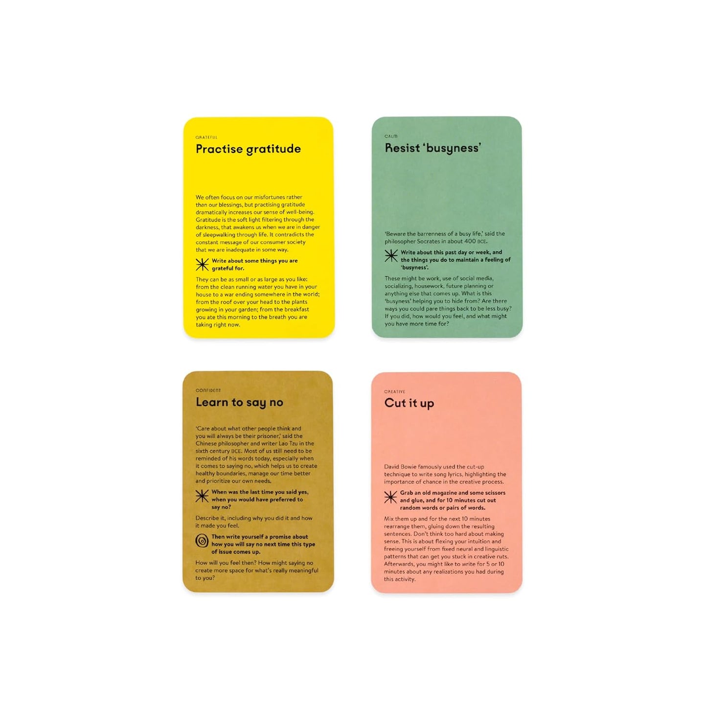 The Writer Within: 50 journaling prompt cards to inspire and transform