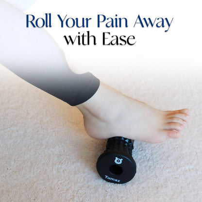 Tumaz Foot Roller & Massage Ball 3-in-1 Set | Foot Roller, Spiky & Lacrosse Balls | Ergonomic Design | Deep Tissue Massage | Foot Relaxation & Recovery