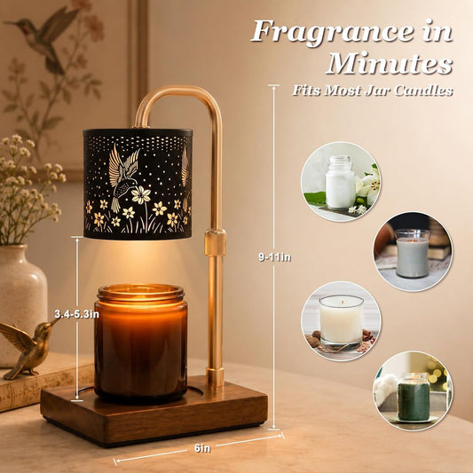 Eandisom Hummingbird Candle Warmer Lamp Timer - Birthday Gifts for Women