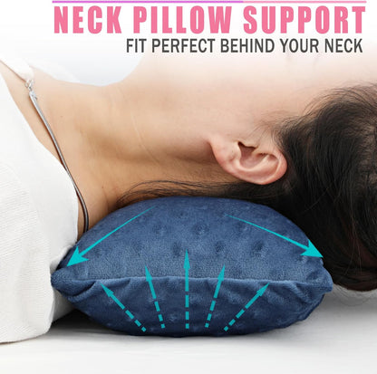 Small Knee Pillow for Side Sleepers, Soft Leg Pillows Relief from Knees, Sciatica, Hips, Joints Between Legs, Back Pain When Side Sleeping, Leg Alignment Knee Support Pillow, Minky Dot Black