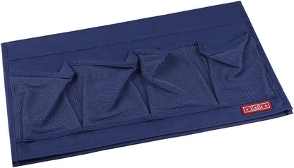 Zafit 5 Pockets Bedside Caddy, Bedside Storage Organizer for Water Bottles, Magazines, Phone, Glasses (5 Pockets-Grey)