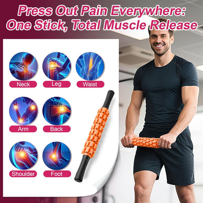 Massage Roller, Muscle Roller Stick, Therapy Roller Stick for Legs, Calf, Thigh, Lipo Roller for Relief Muscles, Deep Tissue Massage Rolling Pin for Trigger Points, Help Sore Muscle Recovery