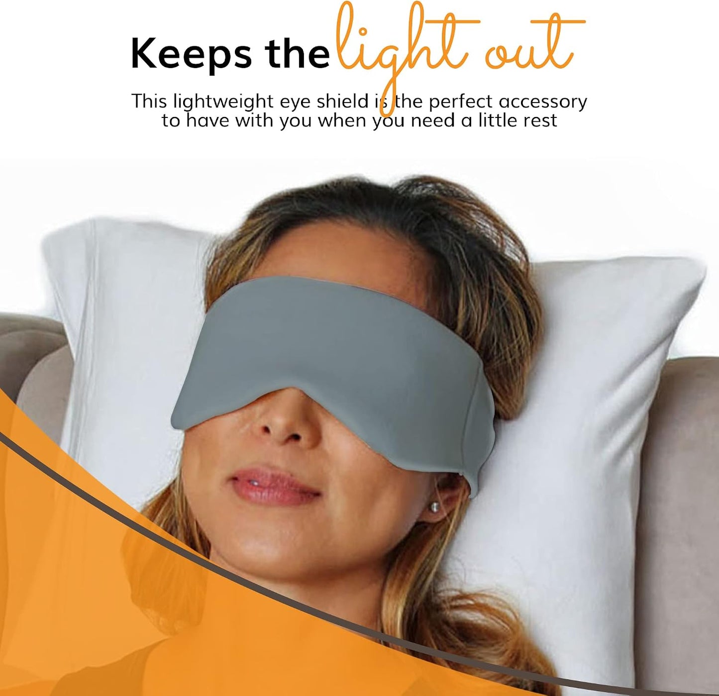 Happyluxe Sleep Mask - Buttery Soft Airplane Eye Mask for Sleeping or Napping in Bed. Machine Washable. - Navy Blue, Made in USA