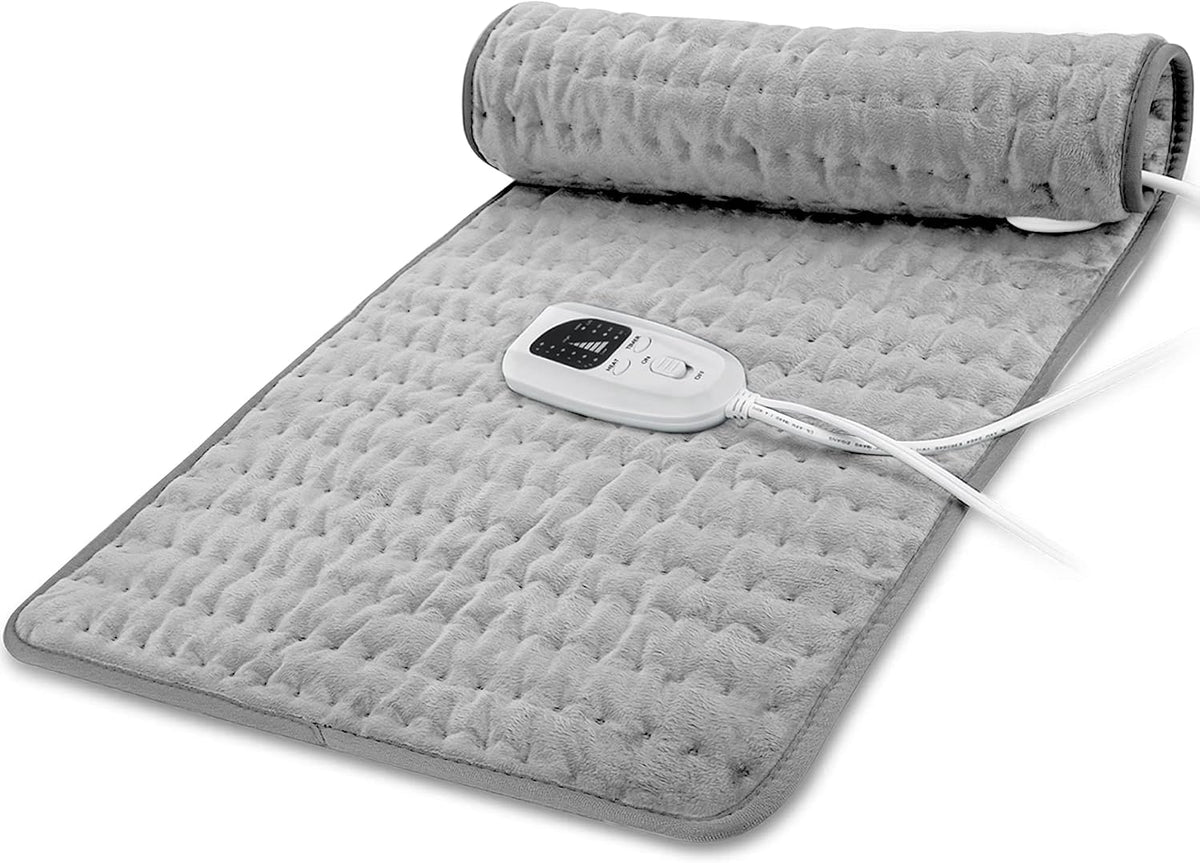 Electric Heating pad for Back Neck Shoulder Knee Arms Legs- Electric Heat Pads with 6 Heat Settings & Auto Shut Off Heat Heating Pad for Birthday Mother Father Girl Men Women