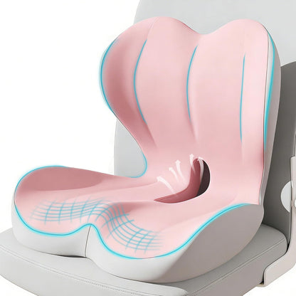 Seat Cushion for Office Chair, Ergonomic Cushion with Lumbar Support Pillow