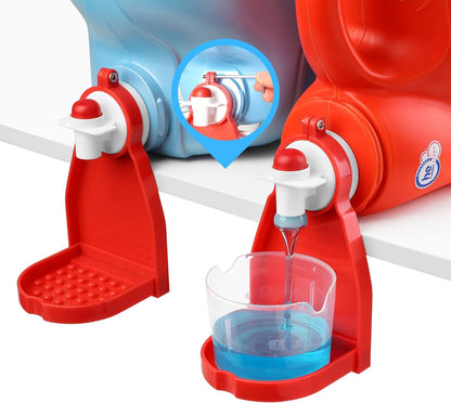 Detergent Cup Holder Set of 2, Besuerte Tidy Cup Laundry Detergent Drip Catcher Leak for Laundry Room Durable- No-Fall, No Drips or Spills【Grey】