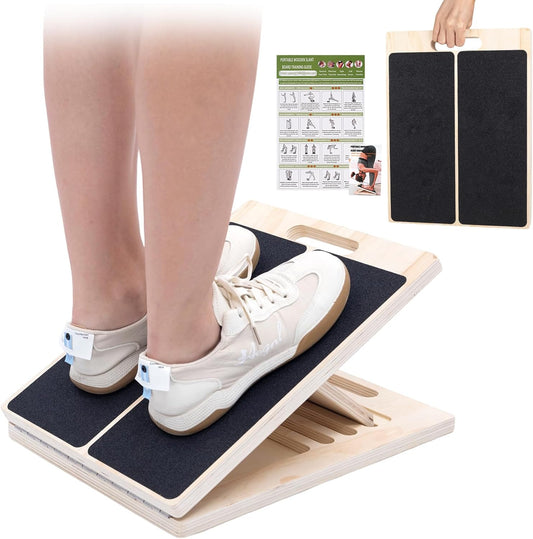 Slant Board for Calf Stretching, 5 Angle Portable Adjustable Stretch Board