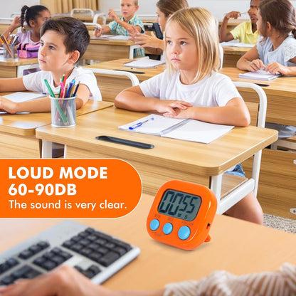 6 Pack Digital Timer for Kids Classroom,Kitchen Timers for Cooking