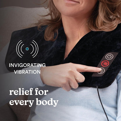 Homedics Heating Pad Vibrating Heated Neck & Shoulder Massage