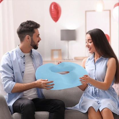 BlissTrends Donut Pillow Seat Cushion, Memory Foam Lifting Cushions(Black) | Donut Chair Cushions for Postpartum Pregnancy & Hemorrhoids,Tailbone Pain Relief Cushion for Office&Home Chairs