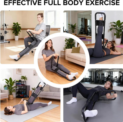Adjustable Hamstring Stretcher for Knee Extension & Pain Relief – Multifunctional Leg, Calf, Hip & Lower Back Stretcher Device, Decompression & Physical Exercise Equipment for Flexibility & Workout