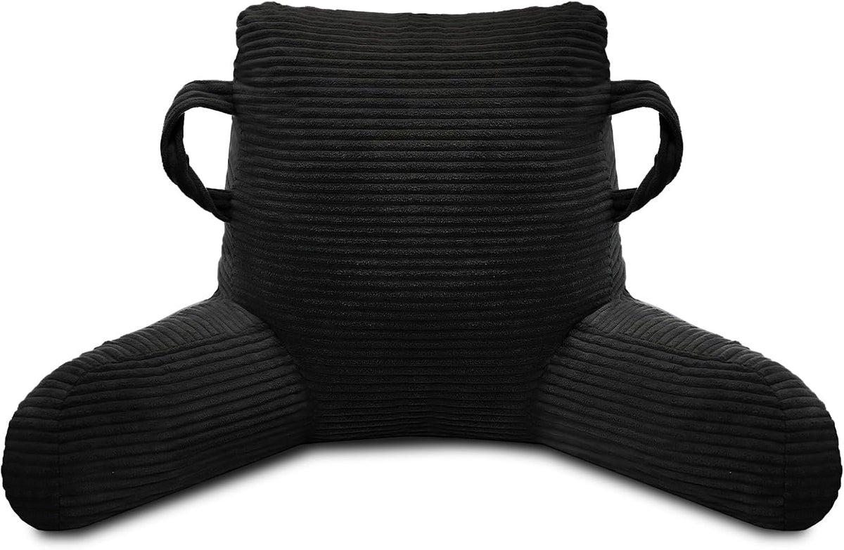Reading Pillow for Sitting in Bed Adult, Memory Foam, Pockets