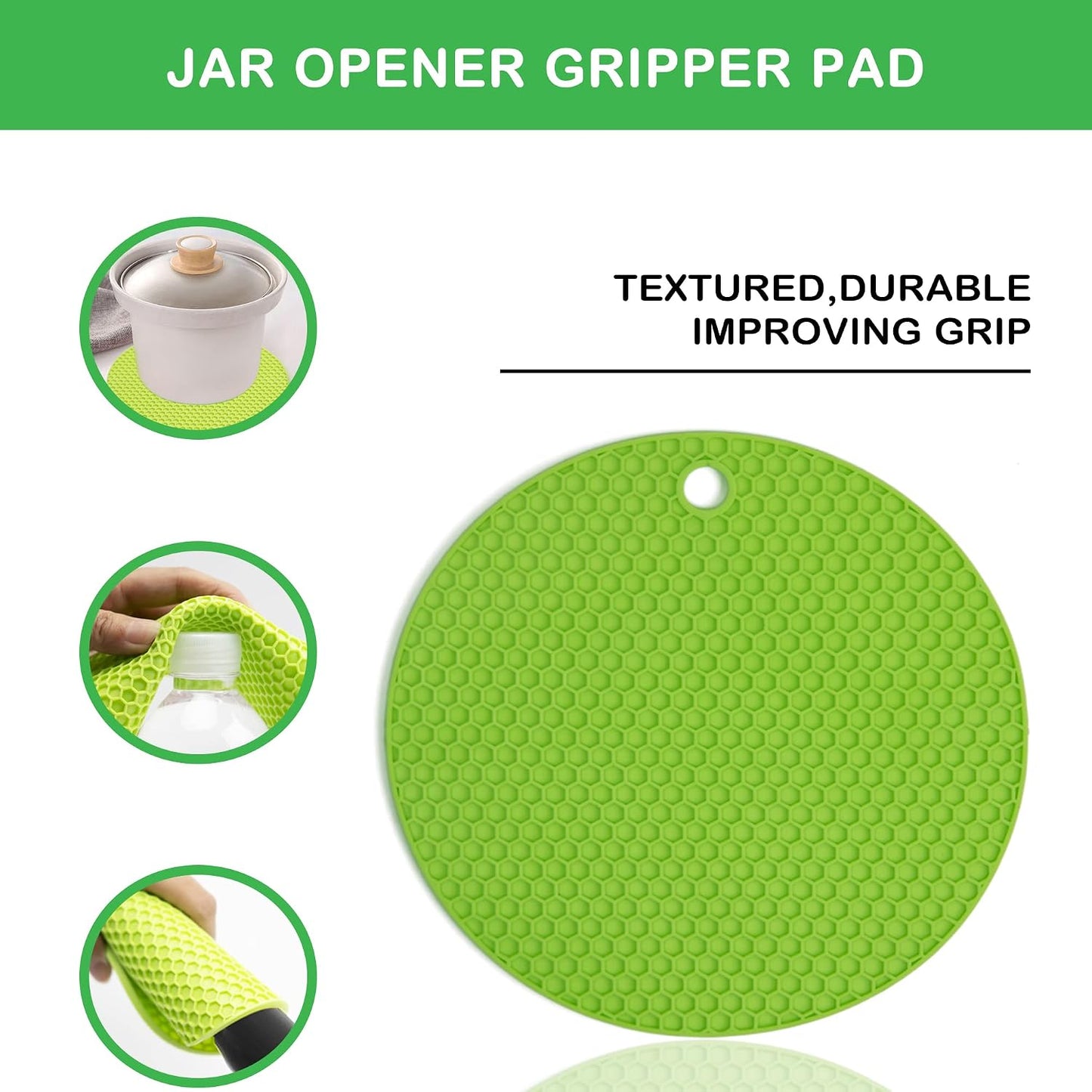 Jar Opener for Weak Hands, Seniors with Arthritis, 5 in 1 Multi Function Bottle Opener Lid Opener For Arthritic Hands with Non Slip Rubber Jar opener Gripper Pad and Corkscrew Wine Opener(BLUE)