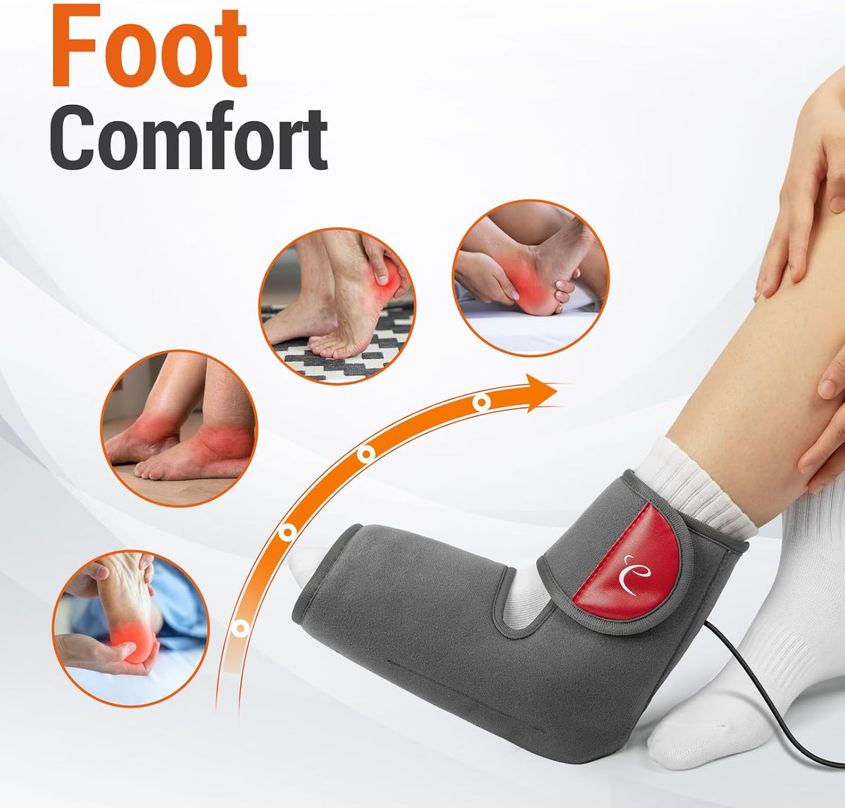 Comfytemp Foot Heating Pad for Plantar Fasciitis, Foot Pain Relief Products