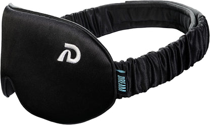 Dream Recovery Performance 3D Contoured Silk Sleep Mask, The Pro Mask | 3D Performance Silk Sleep Mask for Side Sleepers and Travelers, 100% Light Blocking, Adjustable Eye Cover for Sleeping
