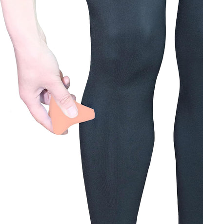 Manual Trigger Point Massage Tool Small Massager Ball 3″×2.6″ Blue | For Deep Tissue Myofascial Release Physical Therapy Plantar Fasciitis Pain Relief Muscle Knot Psoas Hip Flexor Iliacus