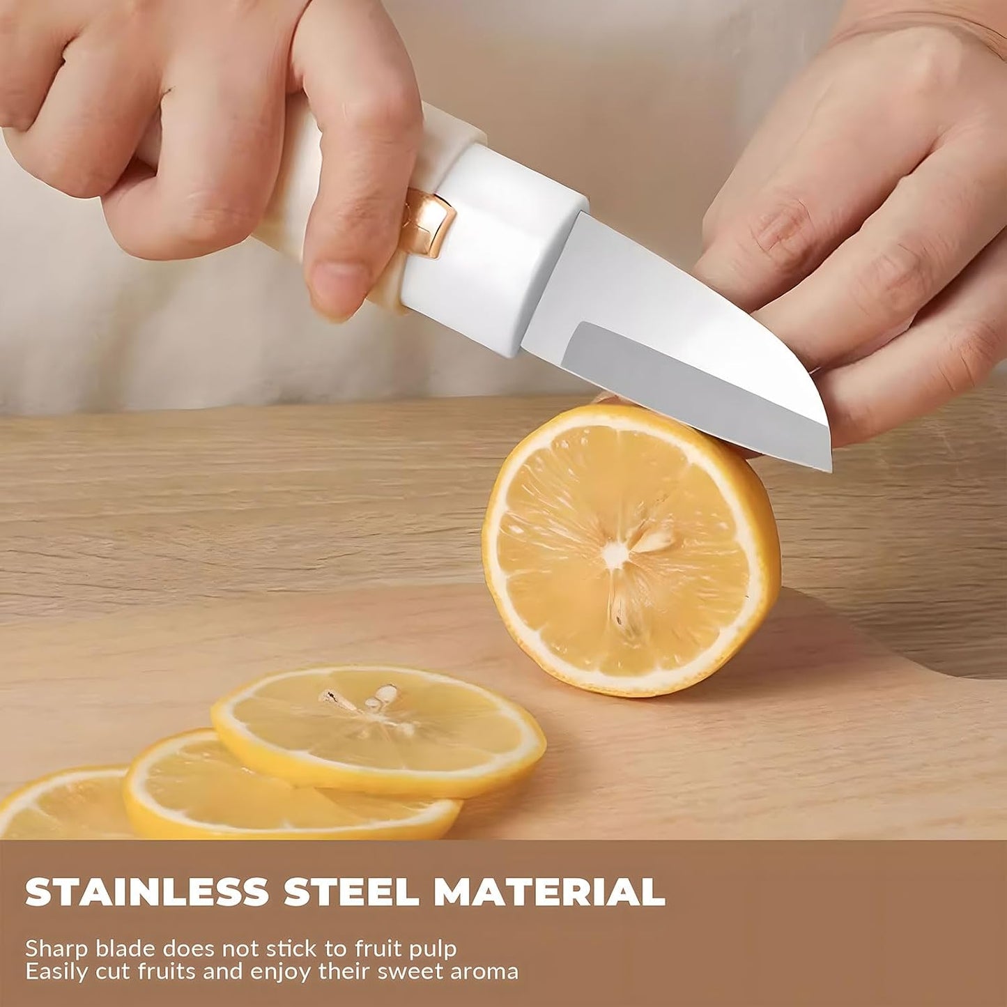 2 in 1 Paring Peeler Knife Multifunctional Stainless Steel Peeler,Creative Fruit and Vegetable Dual-Use Peeler Knife, Outdoor Portable Safety Cover Peeling Fruit Peeler, Kitchen gadgets (pink)