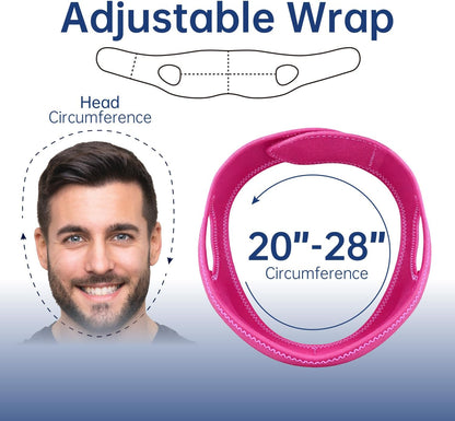 Wisdom Teeth Ice Pack Head Wrap Jaw Face Ice Pack with 4 Gel Packs