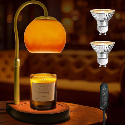 Candle Warmer Lamp with Timer 2H/4H/8H, Adjustable Height, Ocean