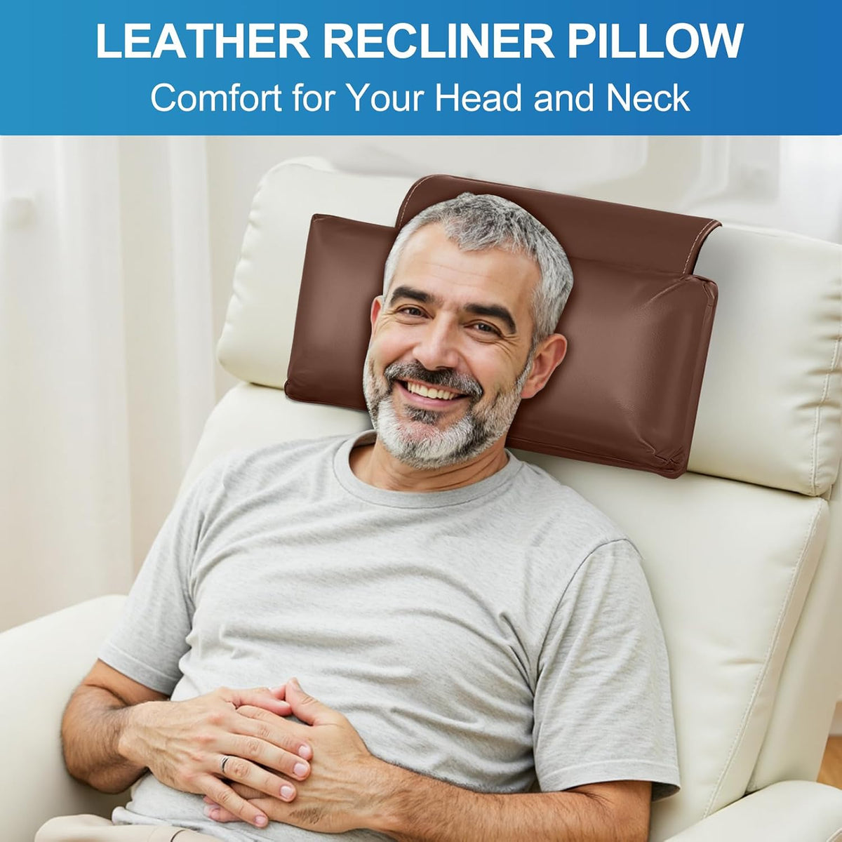 Recliner Pillow, Adjustable Neck & Head Support Pillow