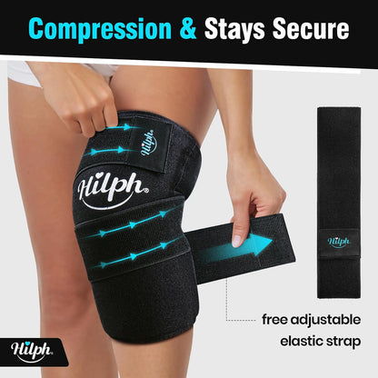 Hilph Knee Ice Pack Sleeve, Flexible Gel Ice Pack for Knee Pain Relief