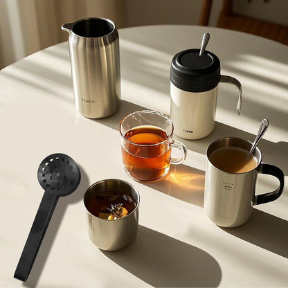 2pcs Tea Bag Squeezer Tongs, Stainless Steel Teabag Clip Holder Strainer Dispenser Gripper Picker Spoon Accessories for Tea Drinkers Gifts(Silver, Gold)