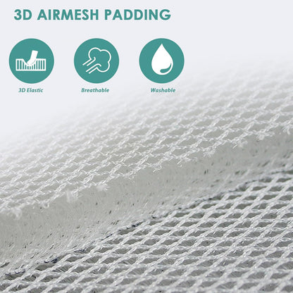 AEROiVi Car Seat Cushion Breathable Mesh Non-Slip Comfort Seat Truck Office | Car Seat pad for Driving 3D Air Mesh Car Seat Protector Works with Truck SUV and Office Chair Home Quick Drying Washable