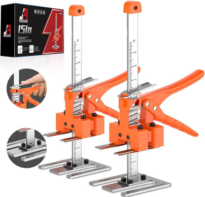 2 Pack Labor Saving Arm Jack Handle, 6.69 Inch Lift Height 440LBS Multifunctional Handheld Lifter Tool, Furniture Jack Height Adjuster for Cabinet Wall Tile Construction Installation