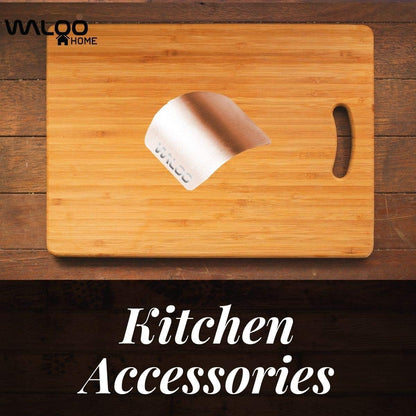 WALOO Stainless Steel Finger Guard for Cutting, Knife Protector