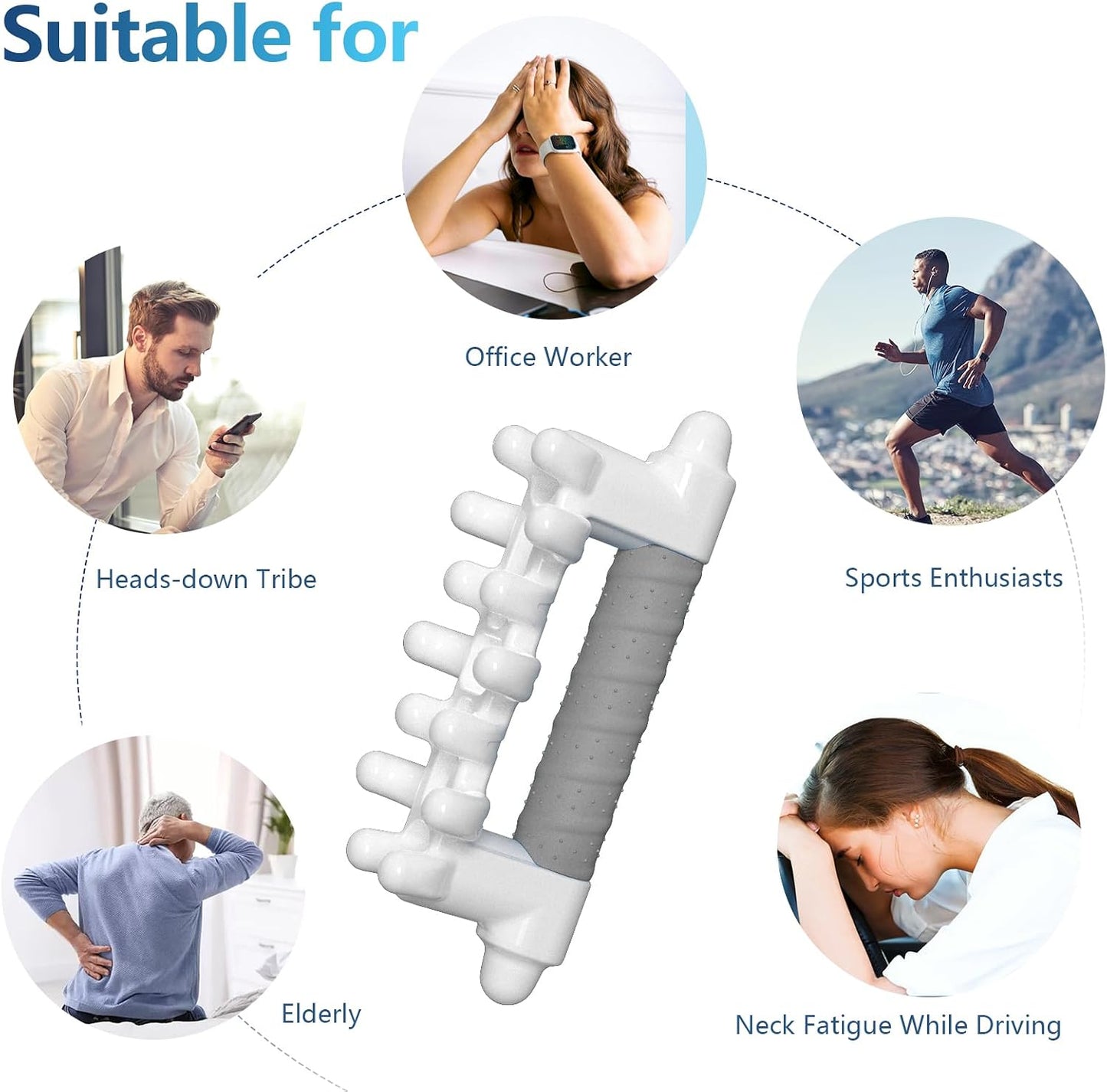 Fascia Massage Tool Blaster for Cellulite,Handheld Myofascial Release Tool for Deep Tissue Massage,Trigger Point Massage Tool for Manual Massage of Neck & Back
