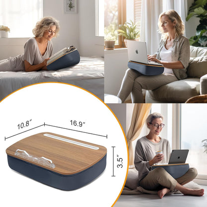 ERGONOV Lap Beanbag Book Stand for Hands Free Reading Comfortable Reading Pillow Stand Minimize Neck Strain Perfect Idea for Book Lovers in Dorm Room or Anywhere Else with Bookseat(Gray) | Minimize Neck Strain Perfect Idea for Book Lovers in Dorm Room or