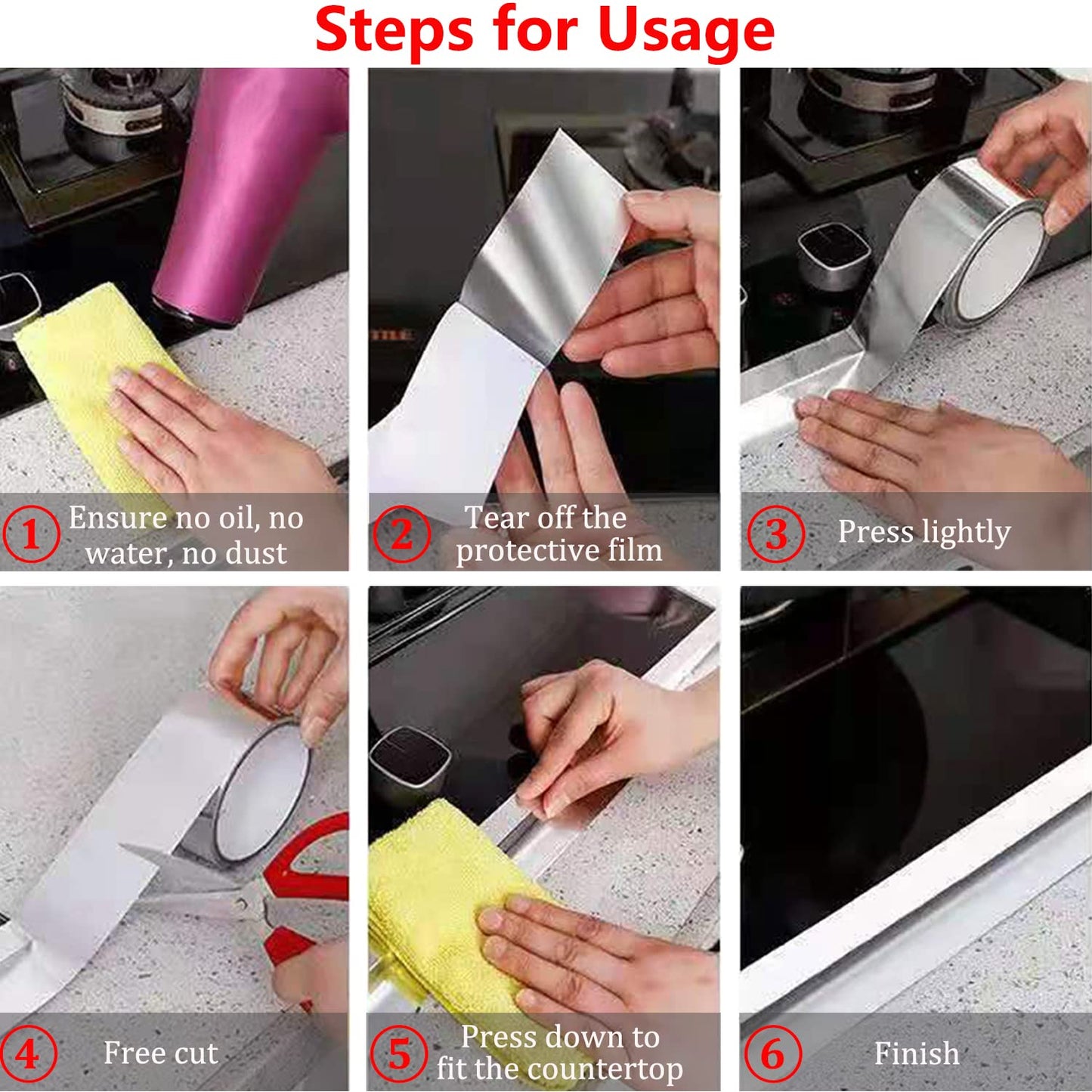 Aluminum Foil Duct Tape Heavy Duty Waterproof, Premium Silver Metal HVAC Heat Tapes (2"*65Feet,3.9mil), High Temperature, Dryer Vent Insulation Tape for Ductwork, Ducting, Sealing, Patching, Furnace