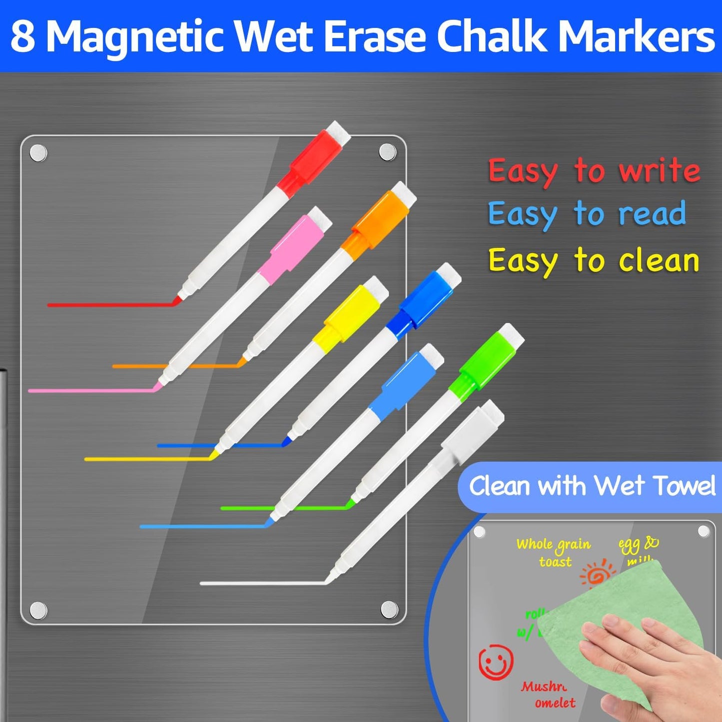 Bundle of Acrylic Blank Memo Board & Chore Chart