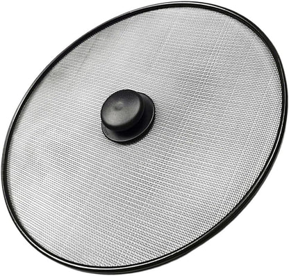 Amosfun Oil Splash Guard Splatter Screen for Frying Pan 11.41 Inch Mesh Cover for Pot Skillet and Wok Grease Splatter Shield Kitchen Cooking Accessory