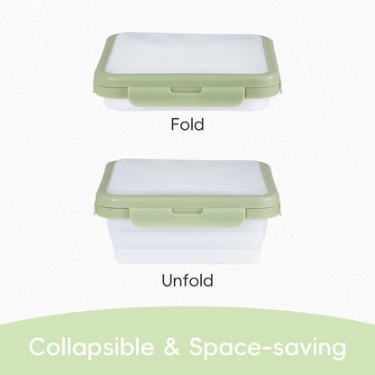 Reusable Silicone Food Storage Container with Lid Avocado Saver(6.5 cups/0.4 gal), Onion Keeper, Silicone Kitchen Organizers for Fridge