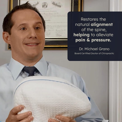 Contour Legacy Cool Leg & Knee Foam Support Pillow for Side Sleepers Soothing Relief for Back, Hips, Knees, Joints, Nerves & Muscles