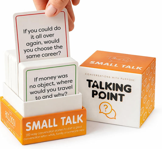 200 Fun Icebreaker Cards, Easy Small Talk Conversation Starters for Adults