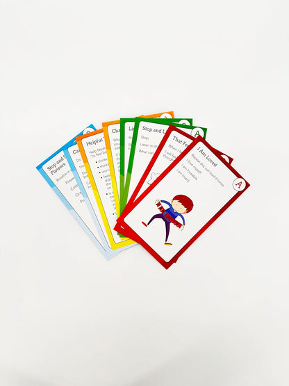 Mindfulness Skills for Kids: Card Deck and 3 Card Games