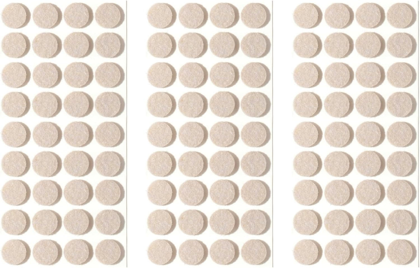 Felt Pads Small 3/8" Felt Pads for Cabinet Doors Bumpers, Cabinet Cushion Dots Felt Cabinet Door Stops, Self Adhesive Thick Bumper Pads to Protect Surfaces -Anti Scratch 234 Pcs Round Brown