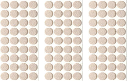 Felt Pads Small 3/8" Felt Pads for Cabinet Doors Bumpers, Cabinet Cushion Dots Felt Cabinet Door Stops, Self Adhesive Thick Bumper Pads to Protect Surfaces -Anti Scratch 234 Pcs Round Brown