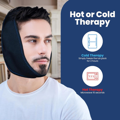Fittest Pro Ankle Ice Pack Wrap for Swelling, Ice Pack for Injuires Reusable Cold Pack Wrap Hot Cold Therapy Ankle Ice Wrap for Sprained Ankles, Achilles Tendonitis