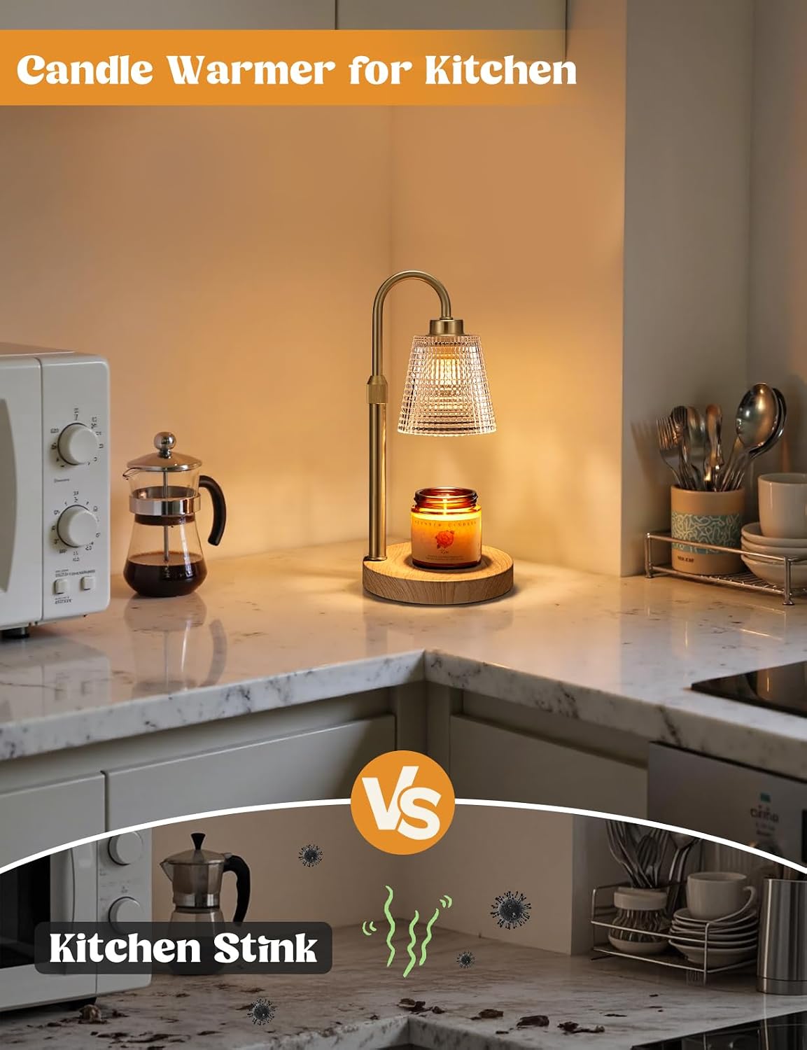 Candle Warmer Lamp with Timer Home Decor Birthday Gifts for Women