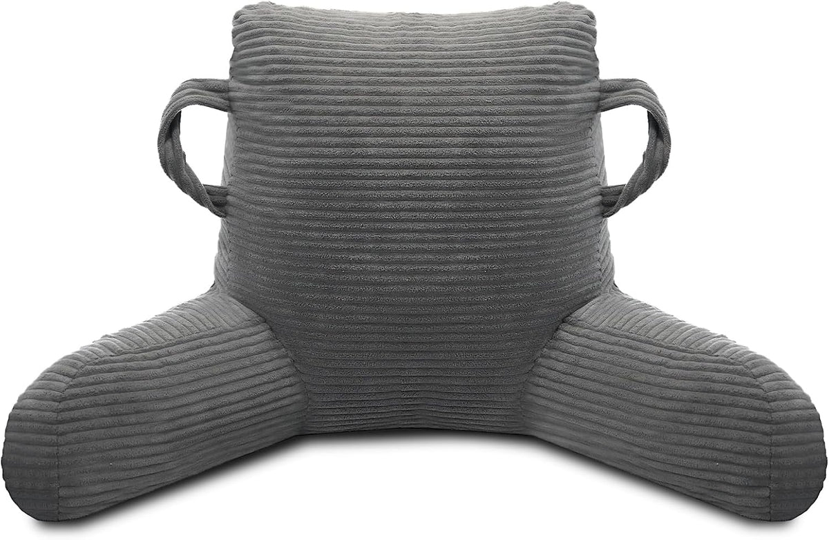 Reading Pillow for Sitting in Bed Adult, Memory Foam, Pockets
