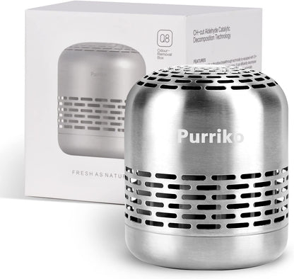 Purriko Refrigerator Deodorizer,Long-Lasting Fridge Odor Eliminator | Replaces Baking Soda and Activated Carbon, Reusable Fridge Deodorizer