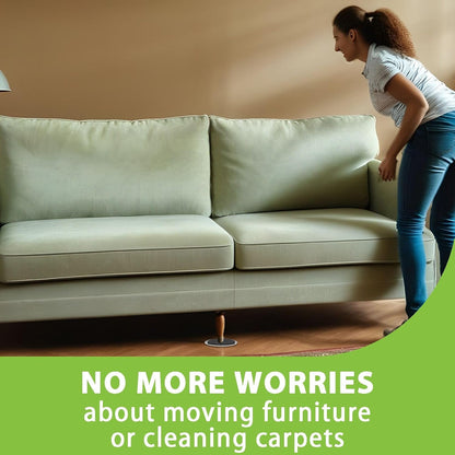 Furniture Sliders for Carpet 20 Pieces 3.5 Inch Heavy Duty Movers Pads Plastic EVA Gliders Easy Move Sofa Bed Table Without Lifting (Beige, 3.5")